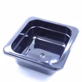 Kunststoff GN 1/6 Polycarbonat schwarz Gastronormbehälter GN-Behälter 1 Liter Tiefe 65mm 