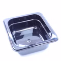 Kunststoff GN 1/6 Polycarbonat schwarz Gastronormbehälter GN-Behälter 1 Liter Tiefe 65mm 