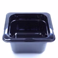 Kunststoff GN 1/6 Polycarbonat schwarz Gastronormbehälter GN-Behälter 1,6 Liter Tiefe 100mm 