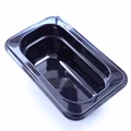 Kunststoff GN 1/9 Polycarbonat schwarz Gastronormbehälter GN-Behälter 0,6 Liter Tiefe 65mm Kunststoff GN 1/9 Polycarbonat schwarz Gastronormbehälter GN-Behälter 0,6 Liter Tiefe 65mm