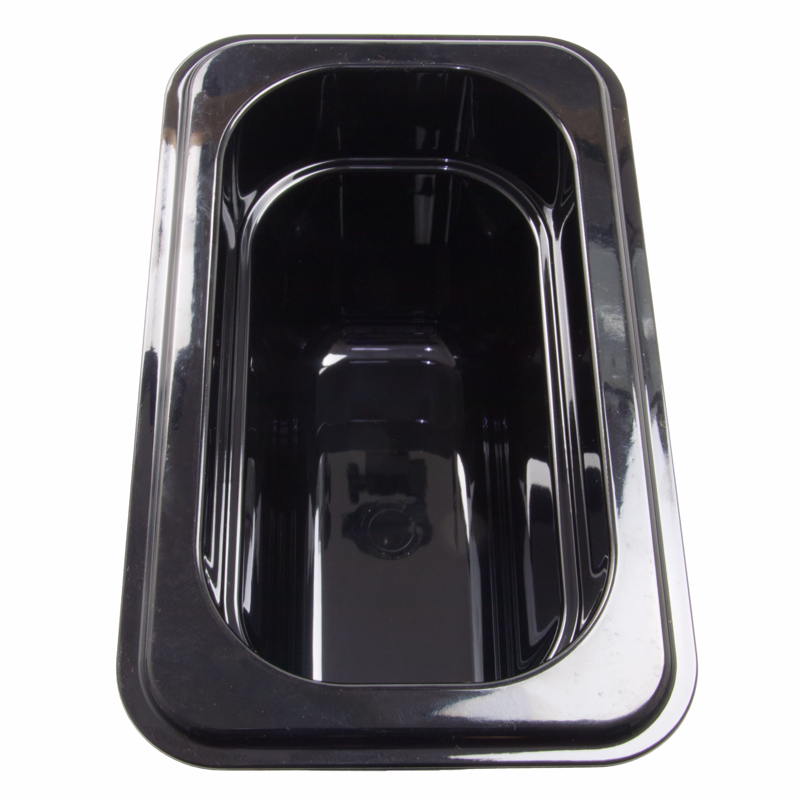 Kunststoff GN 1/9 Polycarbonat schwarz Gastronormbehälter GN-Behälter 0,8 Liter Tiefe 100mm 