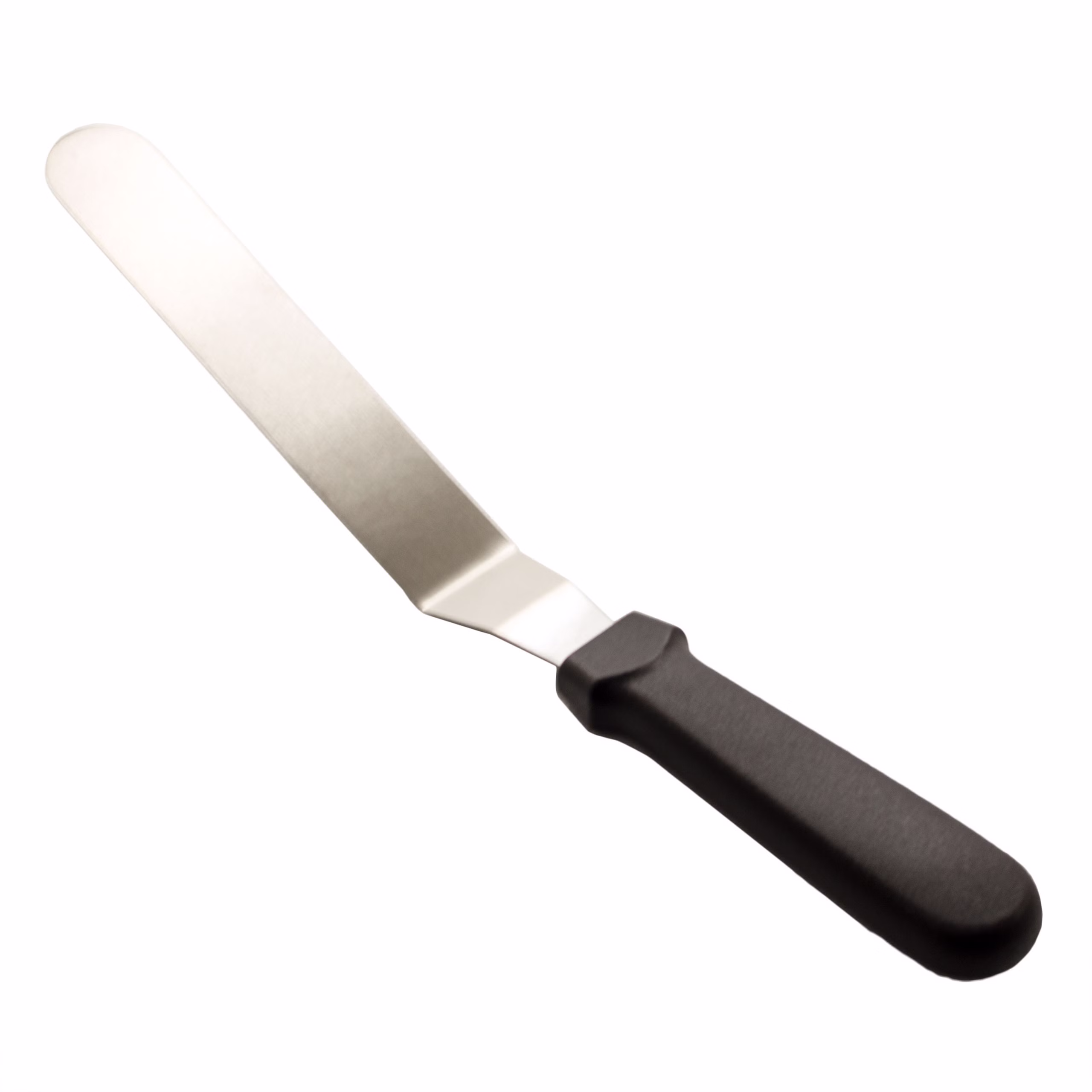 Kuchenmesser Tortenmesser 20,5 cm Griff schwarz Winkelpalette Verzierwerkzeug Spatel Torten- Zubehör Kuchenmesser Tortenmesser 20,5 cm Griff schwarz Winkelpalette Verzierwerkzeug Spatel Torten- Zubehör