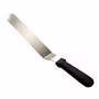 Kuchenmesser Tortenmesser 25,5 cm Griff schwarz Winkelpalette Verzierwerkzeug Spatel Torten- Zubehör Kuchenmesser Tortenmesser 25,5 cm Griff schwarz Winkelpalette Verzierwerkzeug Spatel Torten- Zubehör