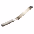 Kuchenmesser Tortenmesser 25,5 cm Griff weiß Winkelpalette Verzierwerkzeug Spatel Torten- Zubehör Kuchenmesser Tortenmesser 25,5 cm Griff weiß Winkelpalette Verzierwerkzeug Spatel Torten- Zubehör