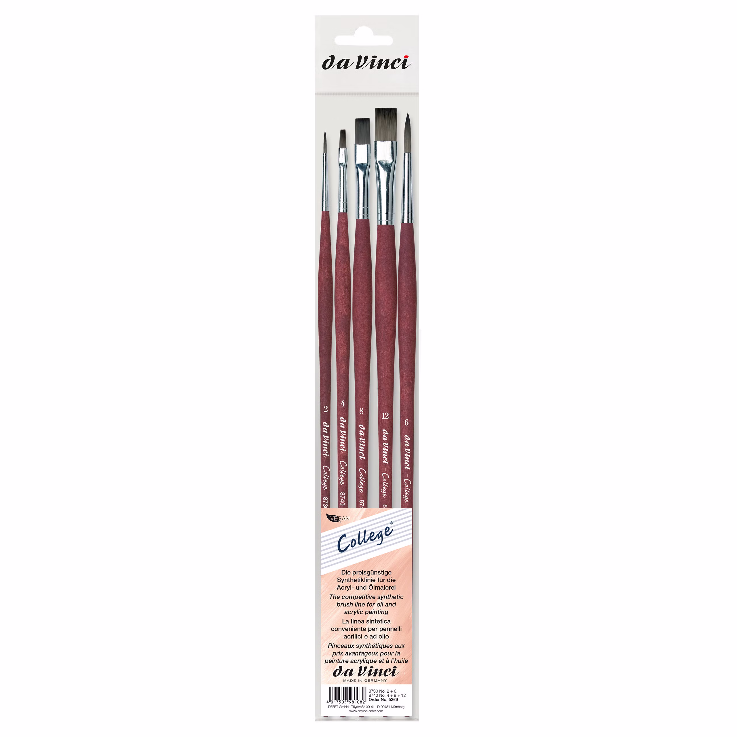 Pinselset da Vinci - COLLEGE Set 5269 Pinselset da Vinci - COLLEGE Set 5269