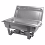 AcMax Chafing Dish Speisenwärmer Warmhaltebehälter aus Edelstahl AcMax Chafing Dish Speisenwärmer Warmhaltebehälter aus Edelstahl