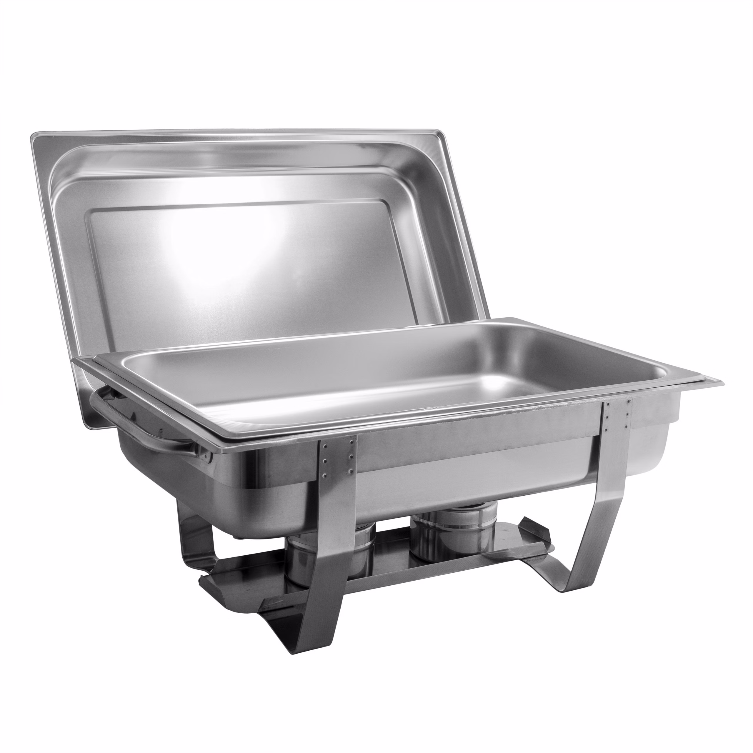 AcMax Edelstahl Speisenwärmer Warmhaltebehälter Chafing Dish T633