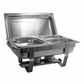 AcMax 12 tlg. SET Edelstahl Speisenwärmer Warmhaltebehälter Chafing Dish AcMax 12 tlg. SET Edelstahl Speisenwärmer Warmhaltebehälter Chafing Dish