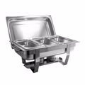 AcMax 11 tlg. SET Edelstahl Speisenwärmer Warmhaltebehälter Chafing Dish AcMax 11 tlg. SET Edelstahl Speisenwärmer Warmhaltebehälter Chafing Dish