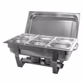 AcMax 13 tlg. SET Edelstahl Speisenwärmer Warmhaltebehälter Chafing Dish AcMax 13 tlg. SET Edelstahl Speisenwärmer Warmhaltebehälter Chafing Dish