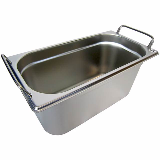 AcMax GN 1/3 Gastronormbehälter GN-Behälter Edelstahl 5,7 Liter Tiefe 150mm MIT FALLGRIFF