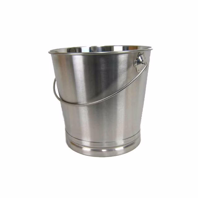 AcMax Edelstahl Eimer Kücheneimer 20 Liter