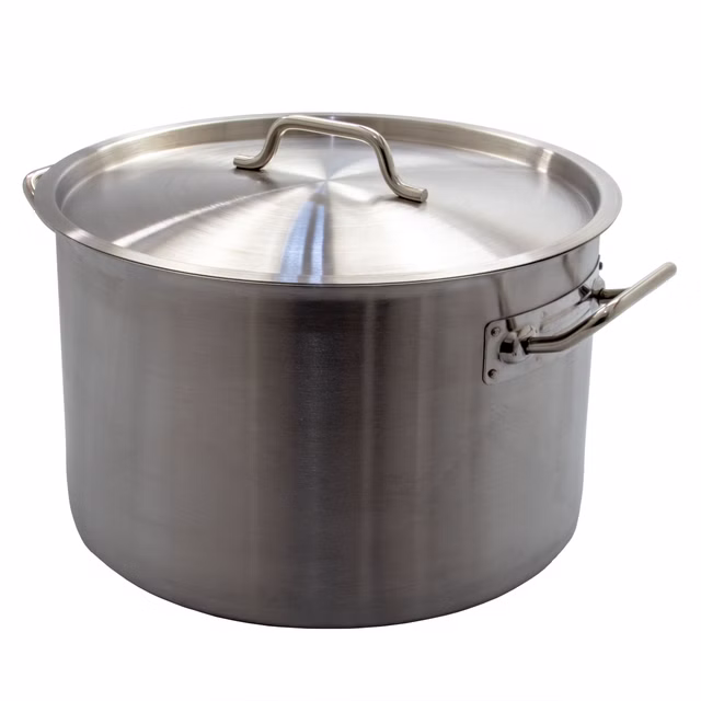 AcMax Kochtopf Gastrotopf Topf 24 Liter Edelstahl mit Deckel Großküche Gastronomie AcMax Kochtopf Gastrotopf Topf 24 Liter Edelstahl mit Deckel Großküche Gastronomie