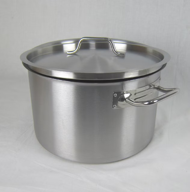 AcMax Kochtopf aus Edelstahl mit Deckel 14 Liter Gastro- Topf