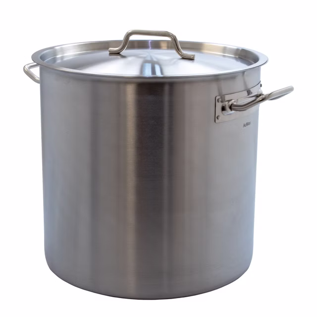 AcMax Kochtopf Edelstahl mit Deckel 36 Liter Gastro- Topf