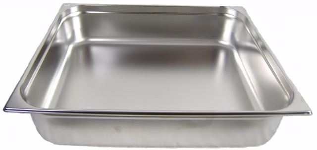 AcMax GN 2/1 Gastronormbehälter GN-Behälter Edelstahl 43,4 Liter Tiefe 150mm