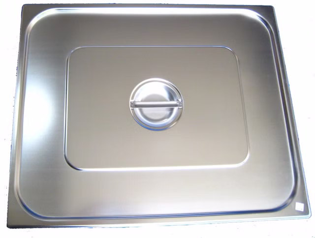 AcMax GN 2/1 Deckel Gastronormbehälter Abdeckung GN-Behälter Edelstahl