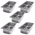AcMax 6 Stück Eisbehälter Edelstahl Ice Cream Pan Tiefe 80mm /360mm Lang / 165mm Breit AcMax 6 Stück Eisbehälter Edelstahl Ice Cream Pan Tiefe 80mm /360mm Lang / 165mm Breit