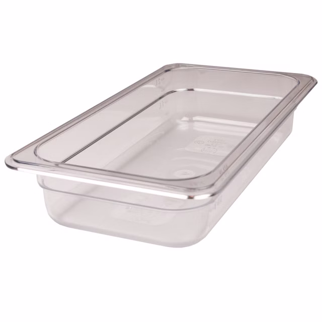 AcMax Polycarbonat GN 1/3 Gastronormbehälter GN-Behälter 2,5 Liter Tiefe 65mm Kunststoff