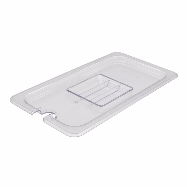 AcMax Polycarbonat Deckel mit Aussparung GN 1/3 Gastronormbehälter GN-Behälter Gastronorm Kunststoff
