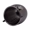 AcMax Moscow Mule Becher Kupferbecher gehämmert Cocktail Tasse mit Hammerschlag Gunmetal black AcMax Moscow Mule Becher Kupferbecher gehämmert Cocktail Tasse mit Hammerschlag Gunmetal black
