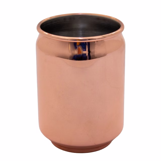 AcMax Becher Dosenform Kupferbecher gehämmert Cocktail Tasse AcMax Becher Dosenform Kupferbecher gehämmert Cocktail Tasse