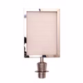 AcMax A4 Schilderhalter inkl. Zylinderkopf silber AcMax A4 Schilderhalter inkl. Zylinderkopf silber