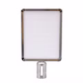 AcMax A4 Schilderhalter Aluminium silber 