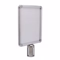 AcMax A4 Schilderhalter Aluminium silber 