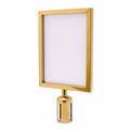 AcMax A4 Schilderhalter gold