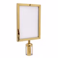AcMax A4 Schilderhalter gold