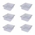 AcMax-6-Sets-GN-1-2-Polycarbonat-Behaelter-6-5-Liter-100mm-Deckel-Einkerbung-und-Abtropfeinlage-213334.jpg