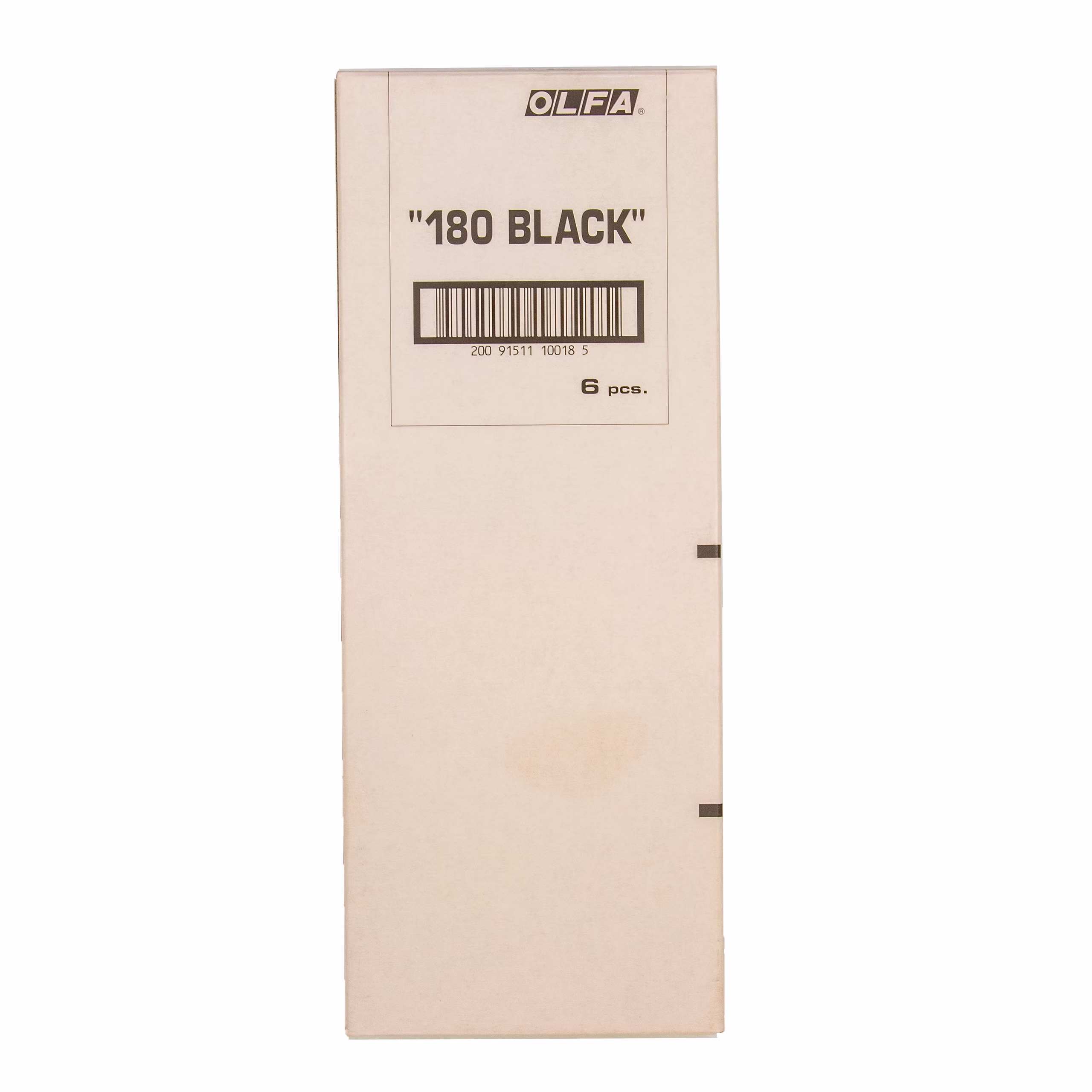 Olfa 6 Stück Cutter-Messer 180 Black, 9 mm Klinge, in schwarzer Metallausführung Olfa 6 Stück Cutter-Messer 180 Black, 9 mm Klinge, in schwarzer Metallausführung