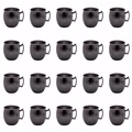 AcMax 20 Stück Set Moscow Mule Becher Kupferbecher gehämmert Cocktail Tasse mit Hammerschlag Gunmetal black AcMax 20 Stück Set Moscow Mule Becher Kupferbecher gehämmert Cocktail Tasse mit Hammerschlag Gunmetal black