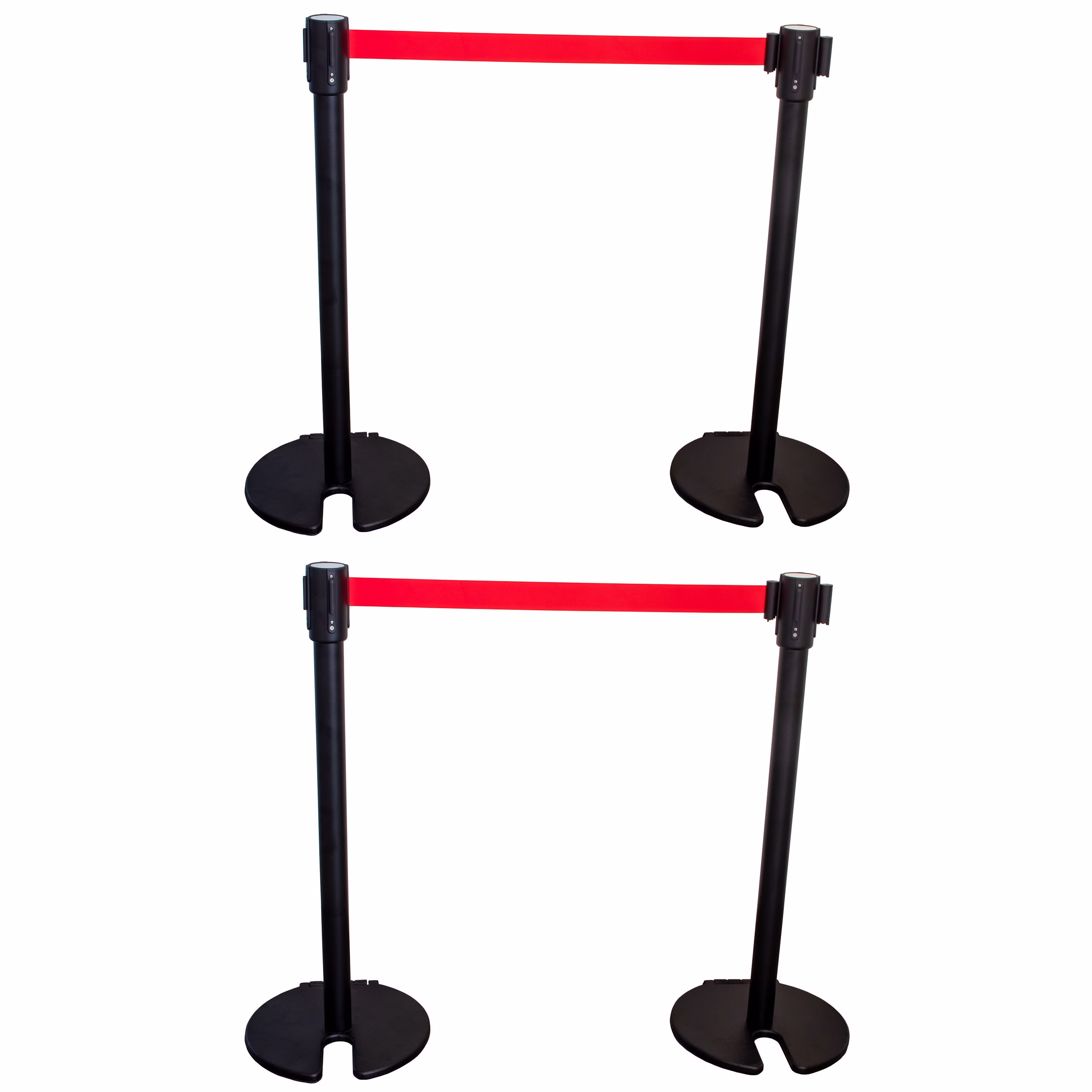 AcMax-4x-Absperrpfosten-Absperrstaender-schwarz-mit-roten-2-Meter-Gurt-und-Rollen-Band-Personenleitsystem-Abgrenzungsstaender-schwere-Ausfuehrung-214499.jpg