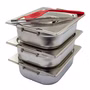 AcMax Panierschalen-Set GN 1/2 100mm extra tief mit Deckel, Kochpinzette und Wender AcMax Panierschalen-Set GN 1/2 100mm extra tief mit Deckel, Kochpinzette und Wender