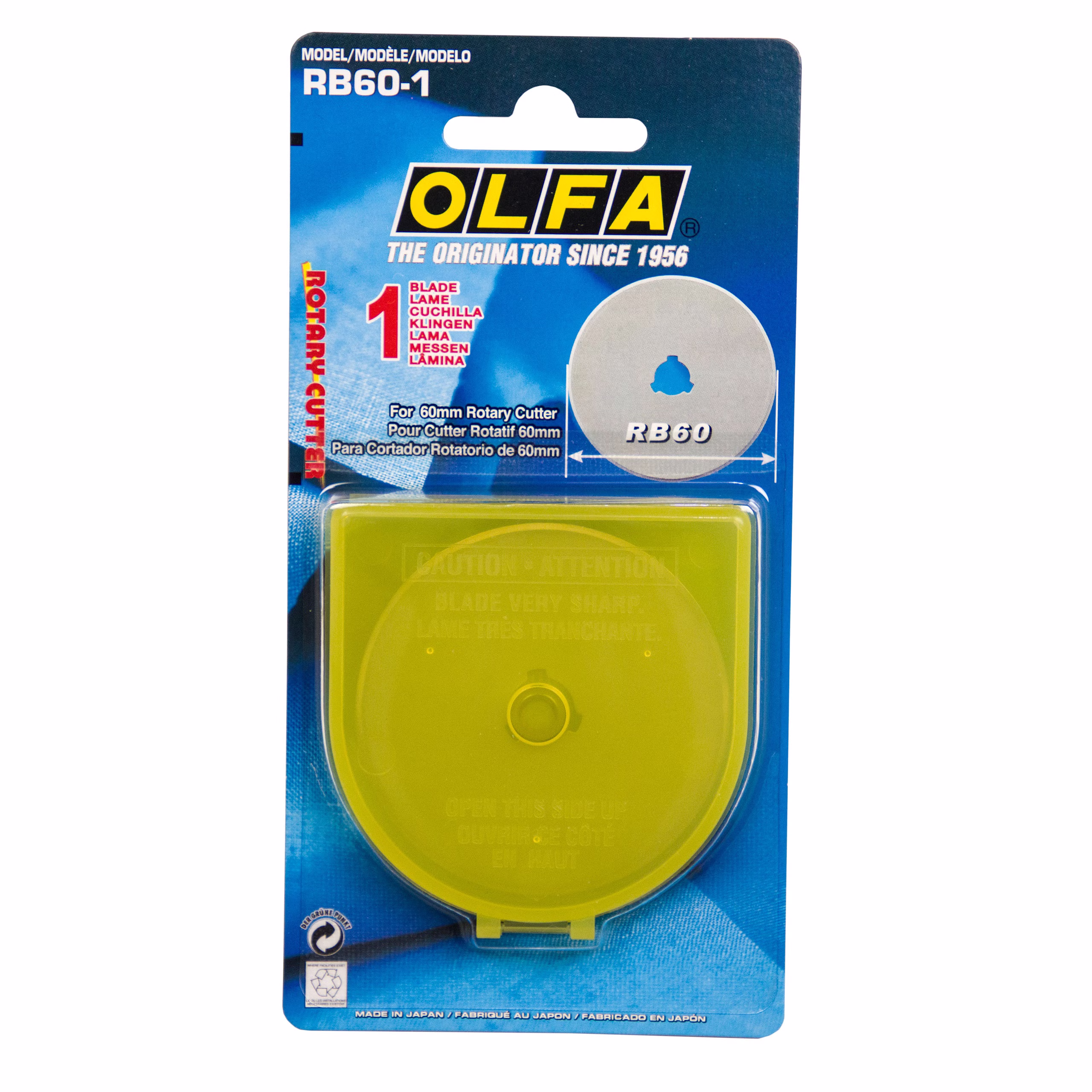 Olfa 1 Ersatzklinge für Rotary Cutter RTY-3/G 60       448.496   ***