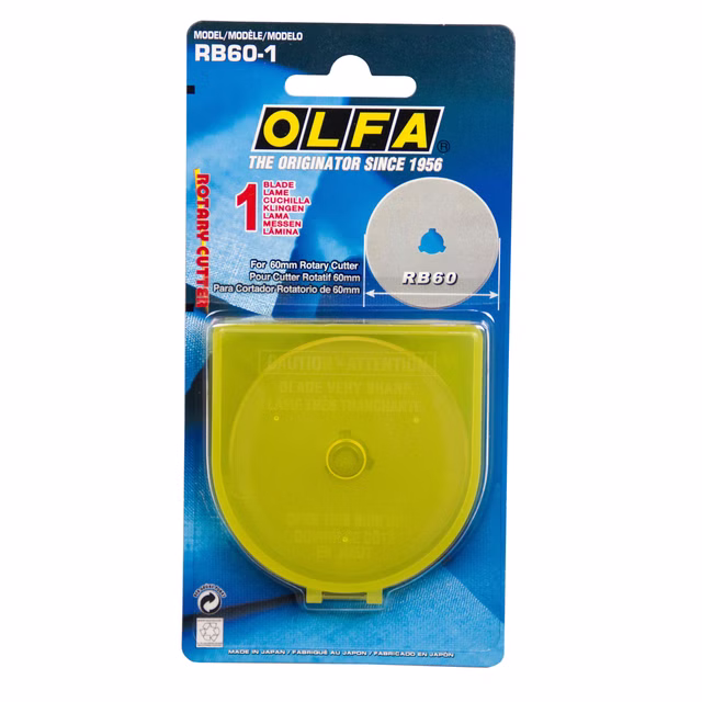 Olfa 1 Ersatzklinge für Rotary Cutter RTY-3/G 60 448.496 *** Olfa 1 Ersatzklinge für Rotary Cutter RTY-3/G 60 448.496 ***